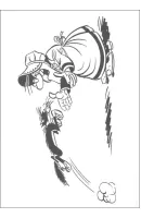 Lucky Luke kleurplaat 36